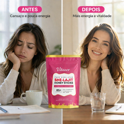 Vitanor™ She-Lajit — Bastões de Mel Puro
